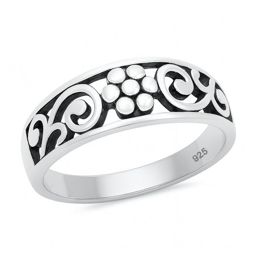 Silver Ring - Flower