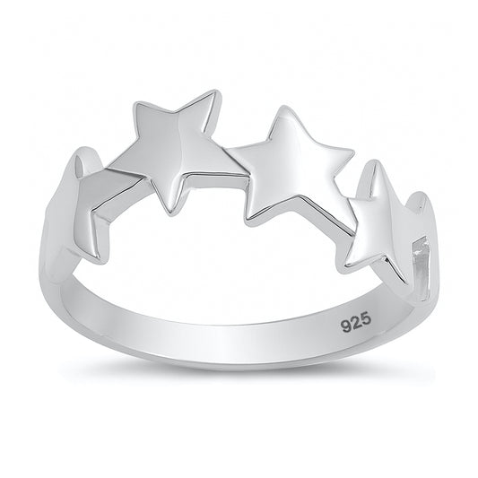 Silver Ring - 5 Stars
