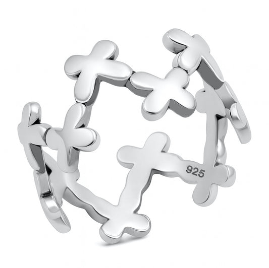 Silver Ring - Butterfly Link