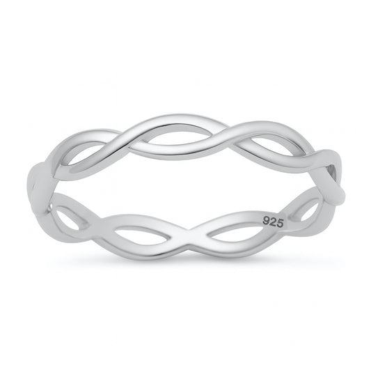 Silver Ring - Infinity Link