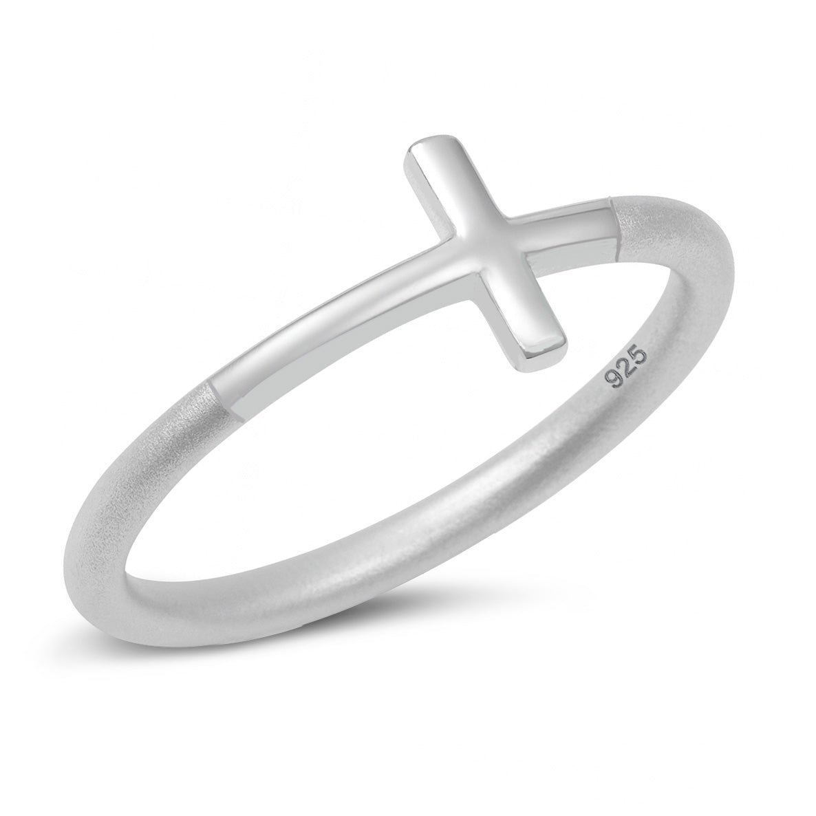 Silver Cross Ring