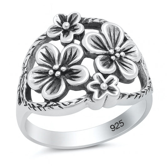 Silver Ring - Flower