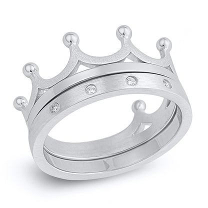 Silver Ring - Crown