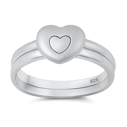 Silver Ring - Heart