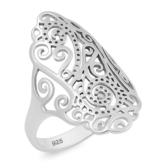 Silver Filigree Ring