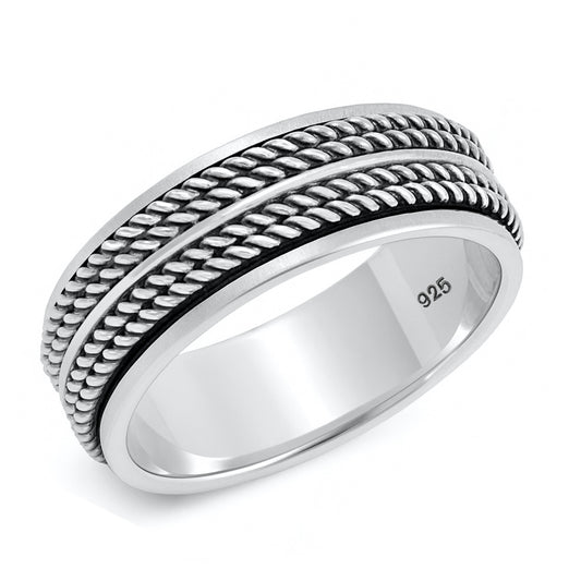 Silver Spinner Rings