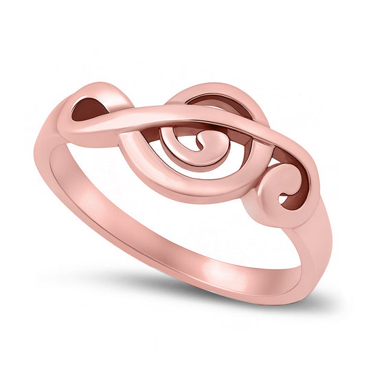 Silver Ring - Music Note