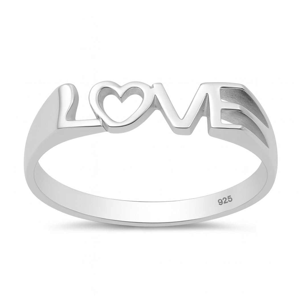 Silver Ring - Love