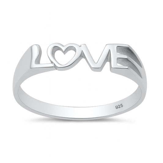 Silver Ring - Love