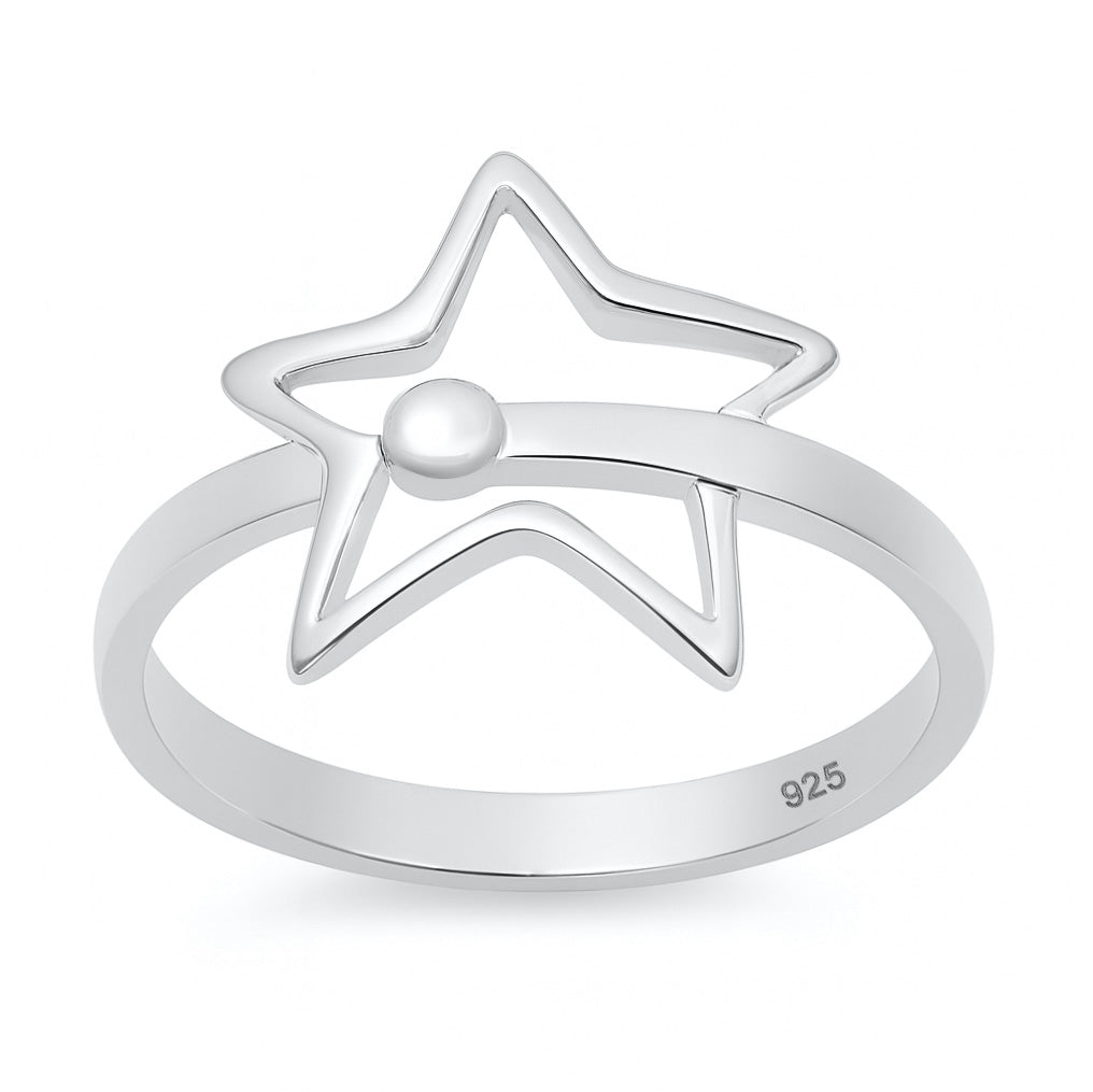 Silver Ring - Shooting Star