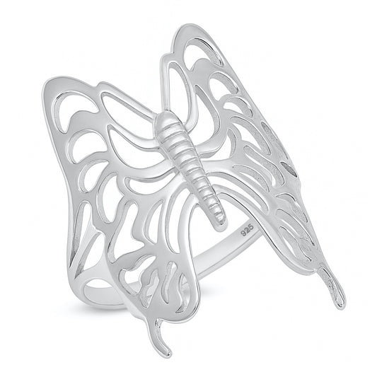 Silver Ring - Butterfly