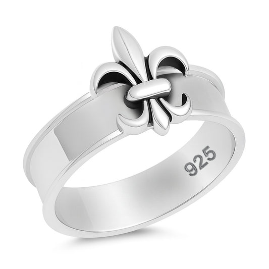 Silver Ring - Fleur De Lise