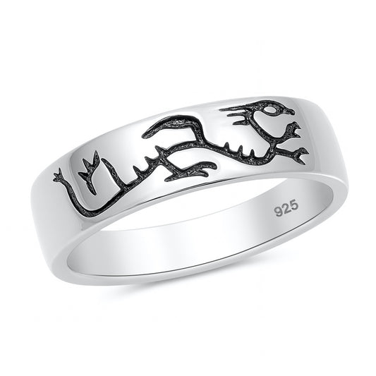 Silver Ring - Dragon