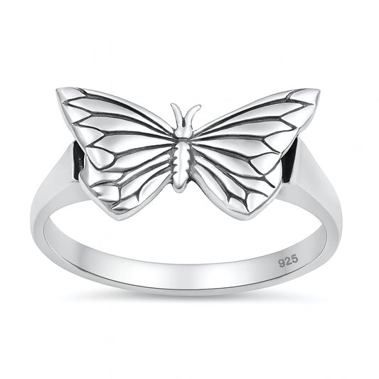 Silver Ring - Butterfly