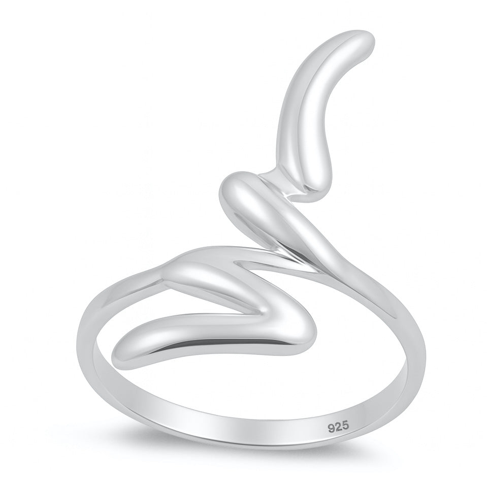 Silver Wave Ring