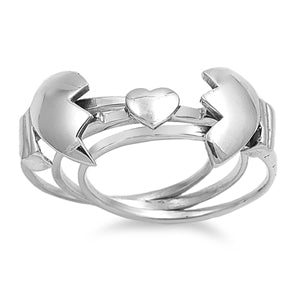 Silver Ring - Hearts