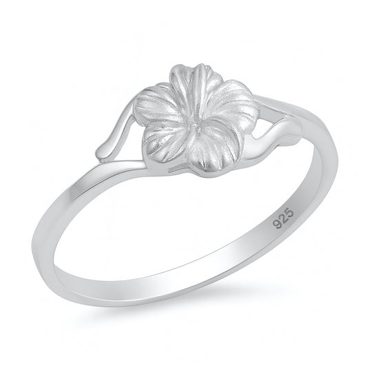 Silver Ring - Plumeria