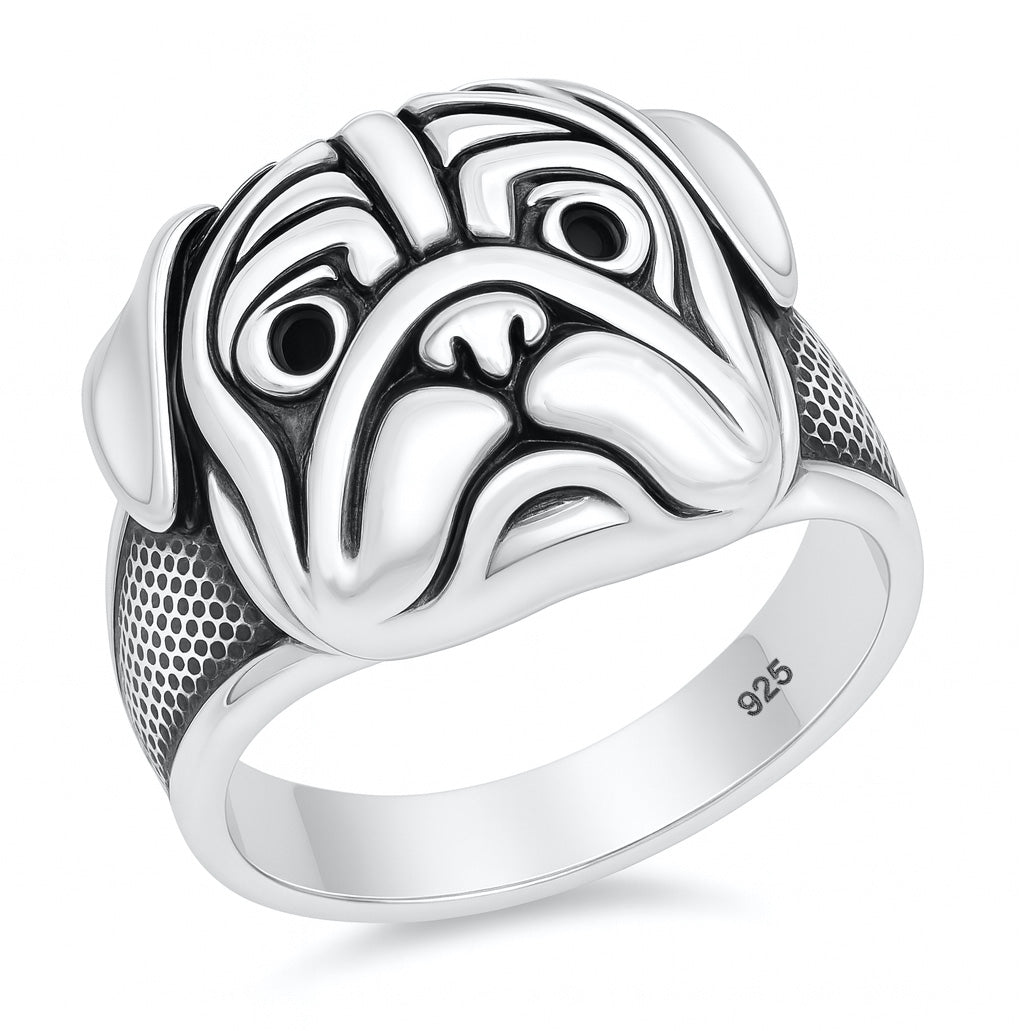 Silver Ring - Bull Dog