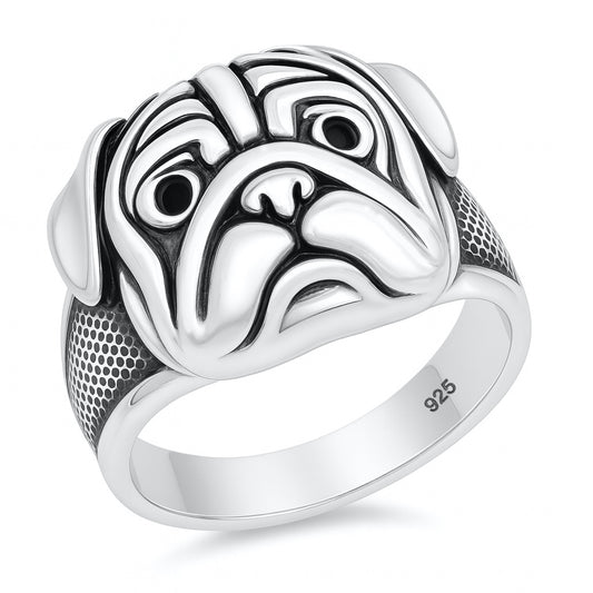 Silver Ring - Bull Dog