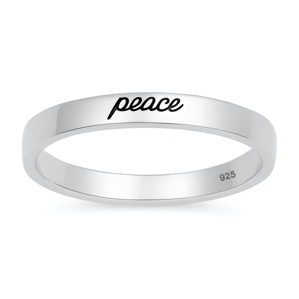 Silver Ring - Peace