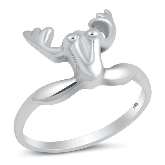 Silver Ring - Frog