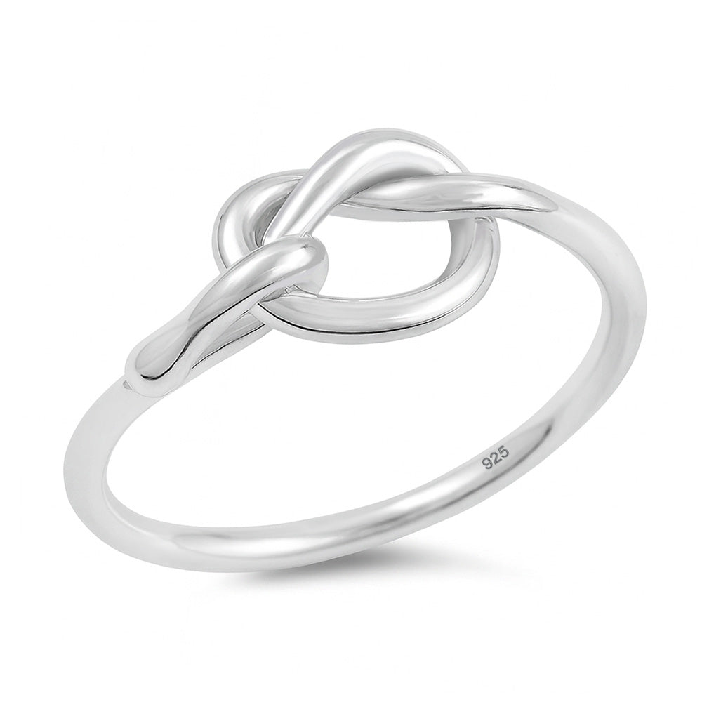 Silver Ring - Love Knot