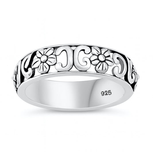 Silver Ring - Flower