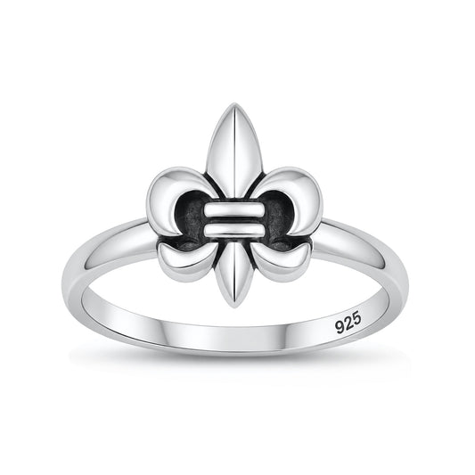 Silver Ring - Fleur De Lise