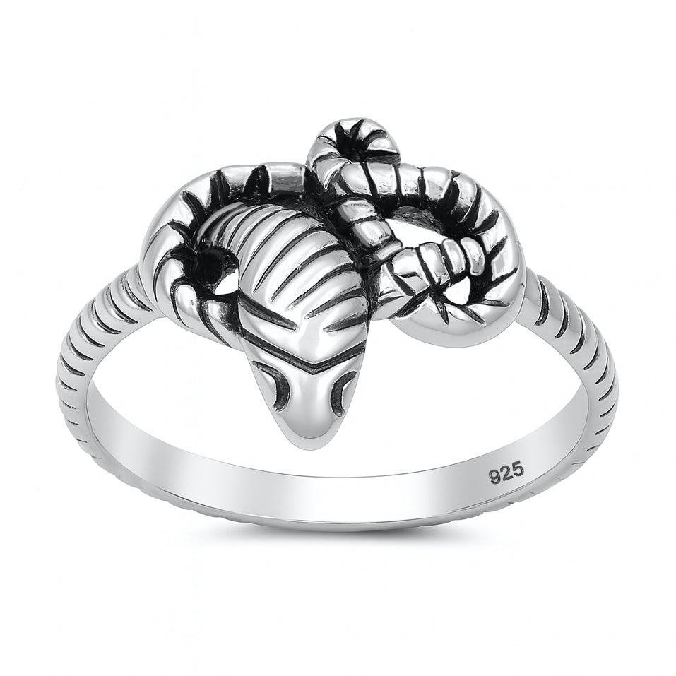 Silver Ring - Snake