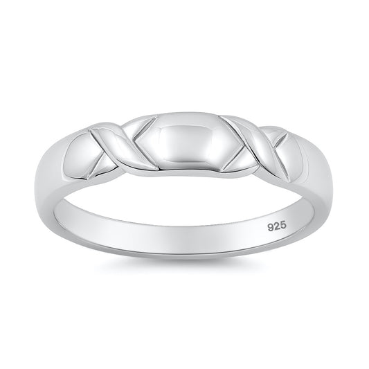 Silver Ring -XO