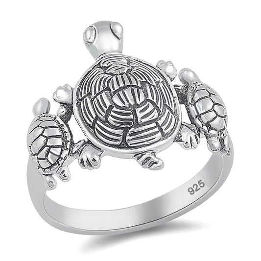 Silver Ring - Turtles