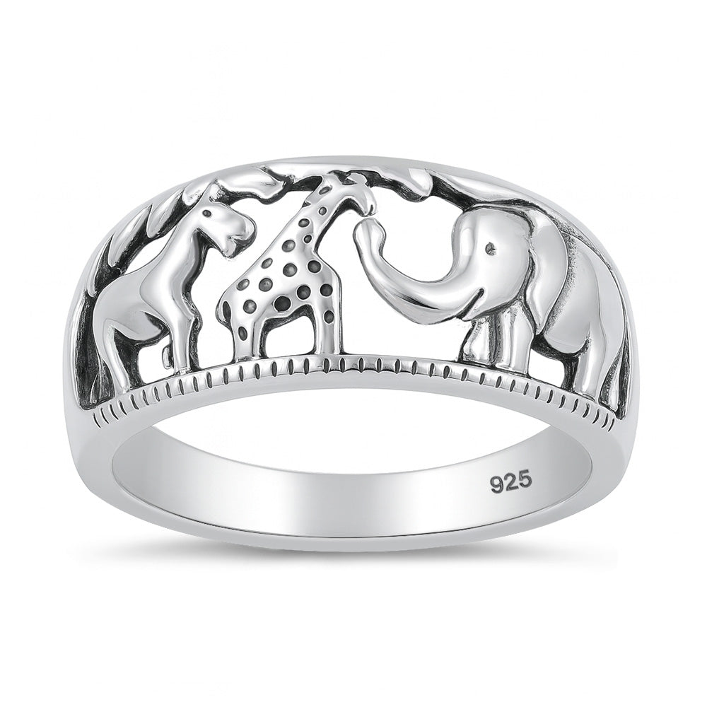 Silver Ring - Animals