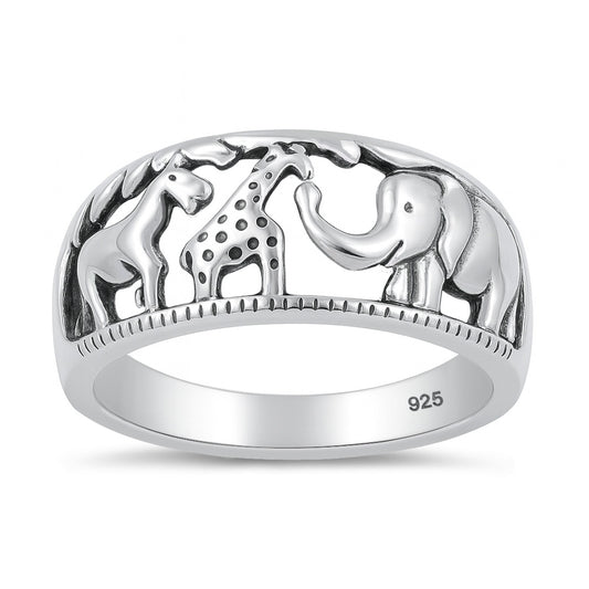 Silver Ring - Animals