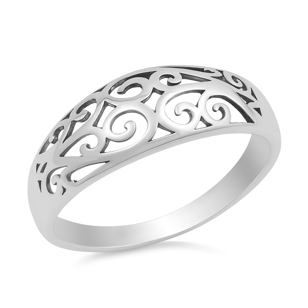 Silver Filigree Ring