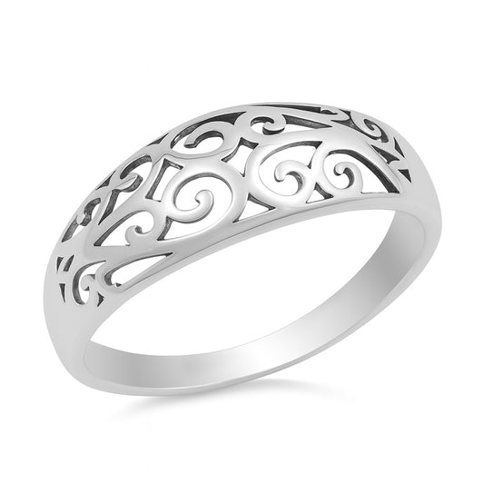 Silver Filigree Ring