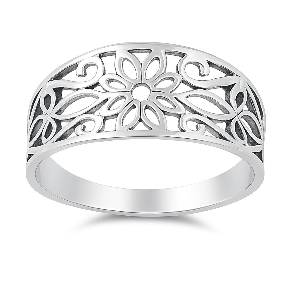 Silver Filigree Ring