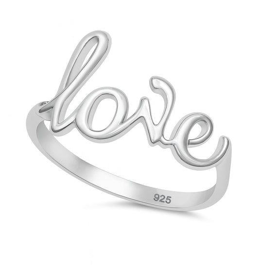 Silver Ring - Love