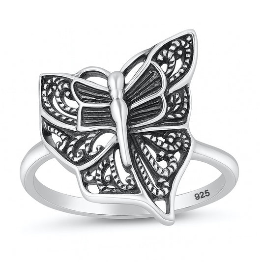 Silver Ring - Butterfly