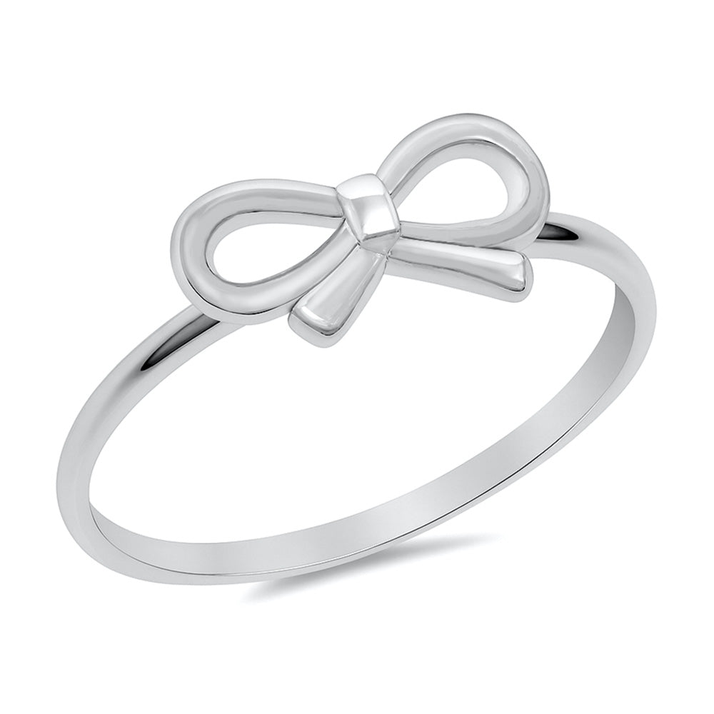 Silver Ring - Bow
