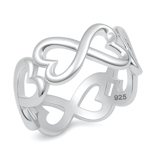 Silver Ring - Infinity Heart