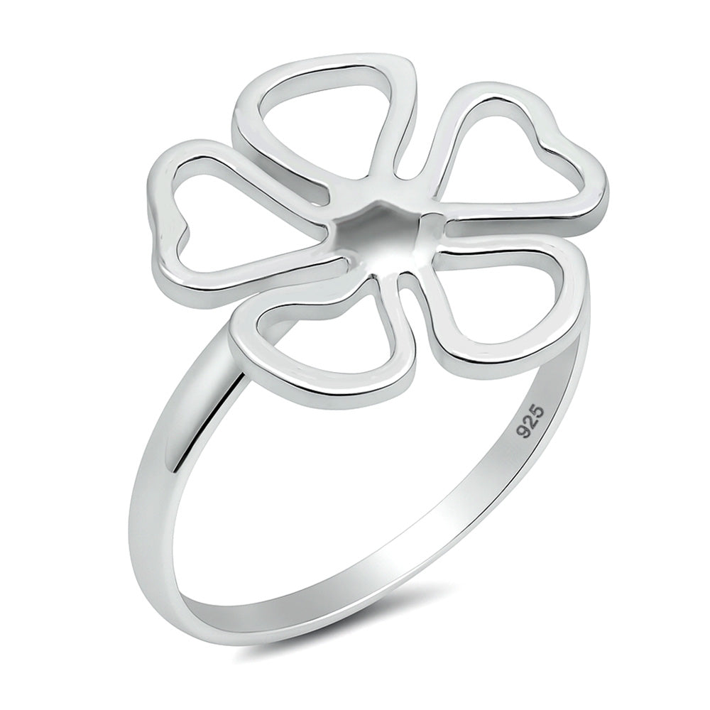 Silver Ring - Plumeria