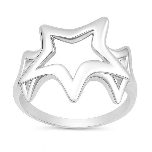 Silver Ring - Star