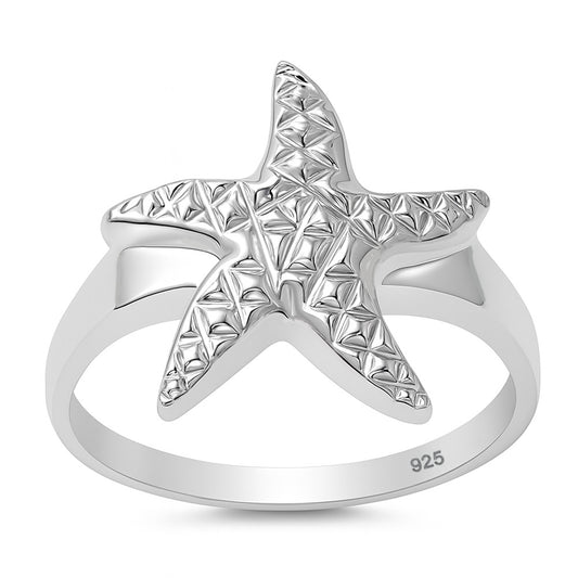 Silver Ring - Starfish