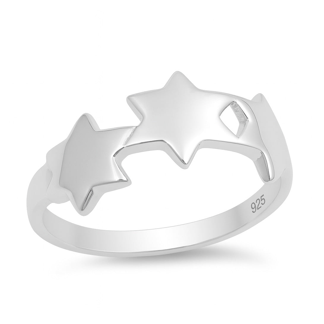 Silver Ring - Stars