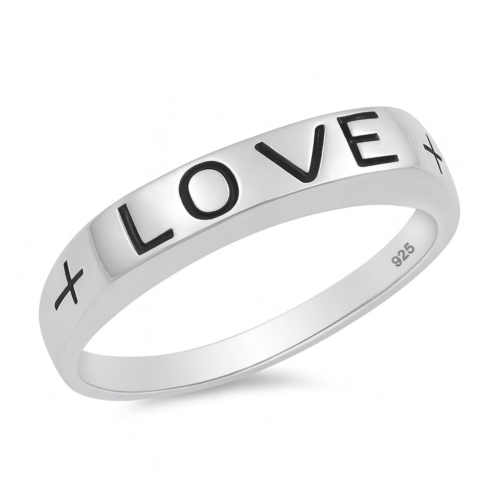 Silver Ring - Love
