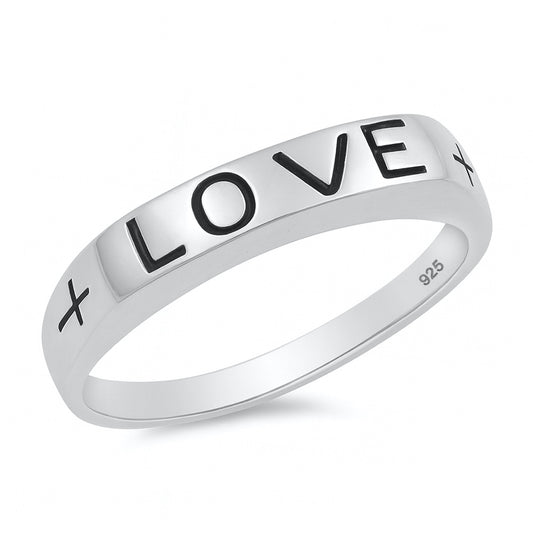 Silver Ring - Love