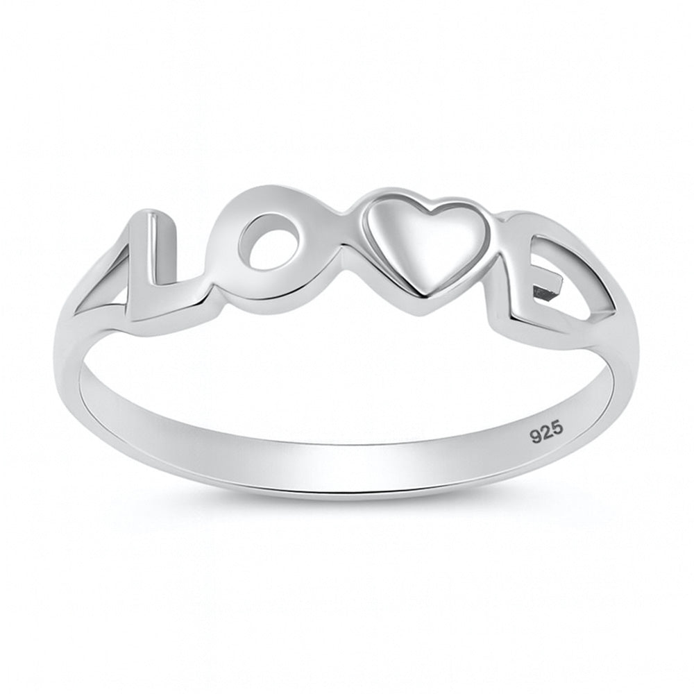 Silver Ring - Love