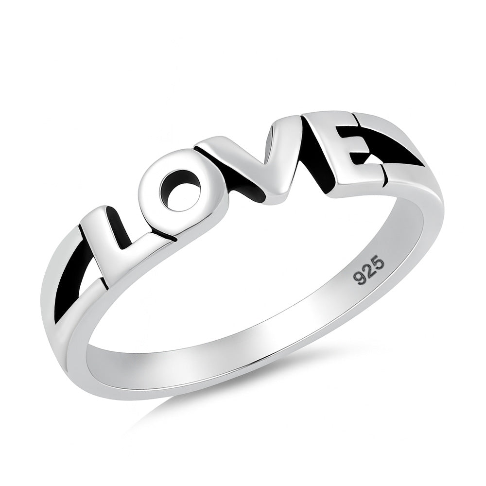 Silver Ring - Love