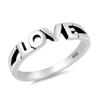 Silver Ring - Love