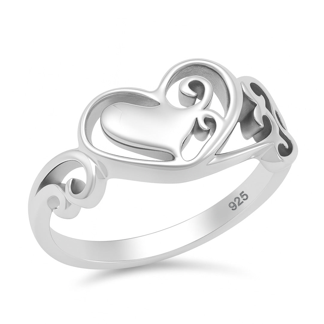 Silver Ring - Heart